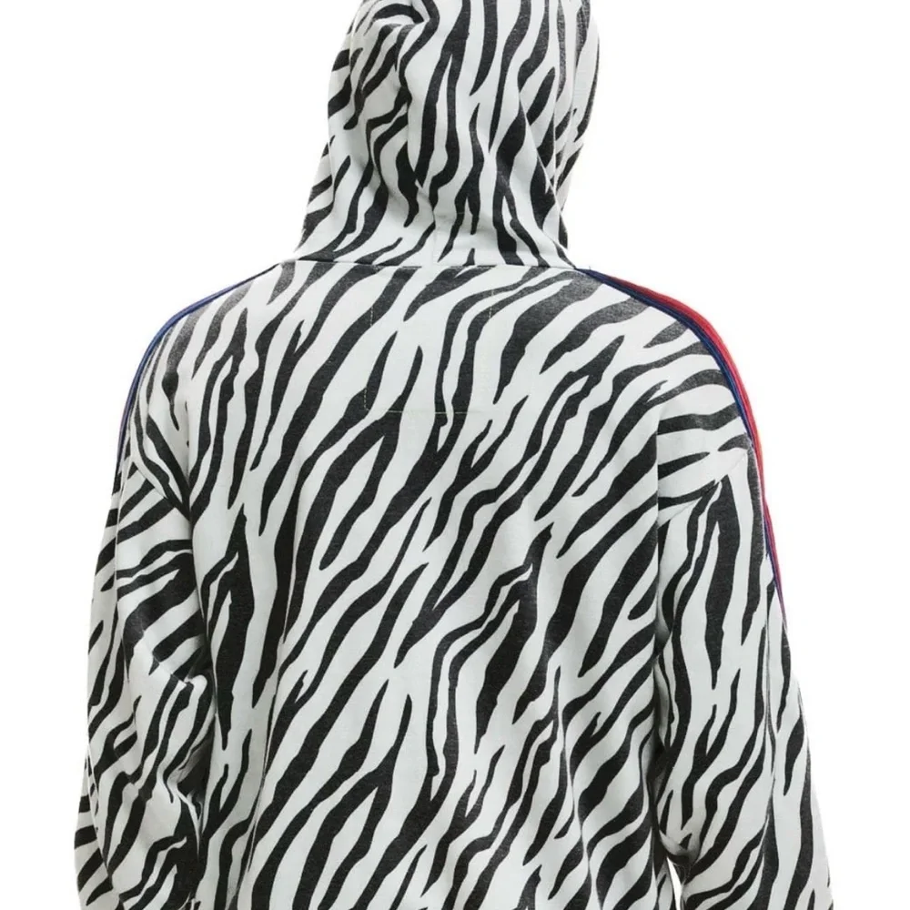 Aviator Nation relexed fit Zip-Up Hoodie with velvet stripes size M unisex (NWT) - Picture 5 of 9